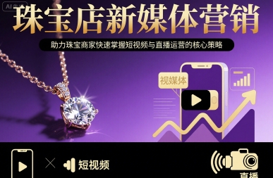 珠宝店新媒体营销，助力珠宝商家快速掌握短视频与直播运营的核心策略-自媒小站网创副业站