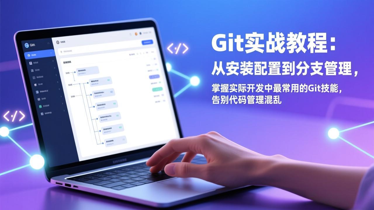 Git实战教程：从安装配置到分支管理，掌握实际开发中最常用的Git技能，告别代码管理混乱-自媒小站网创副业站