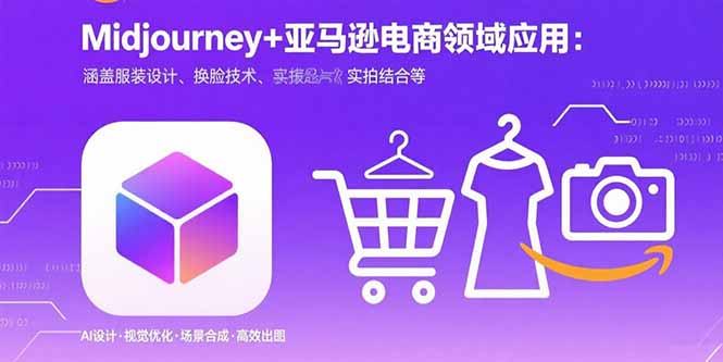 Midjourney+电商领域商业应用：涵盖服装设计、换脸技术、实拍结合等-自媒小站网创副业站