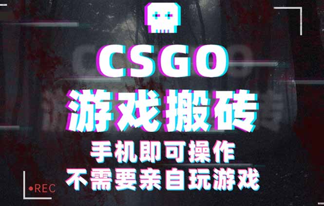 CSGO游戏挂机捡漏，单日扫货500+，年底小高峰上车可吃肉，手机即可操作…-自媒小站网创副业站