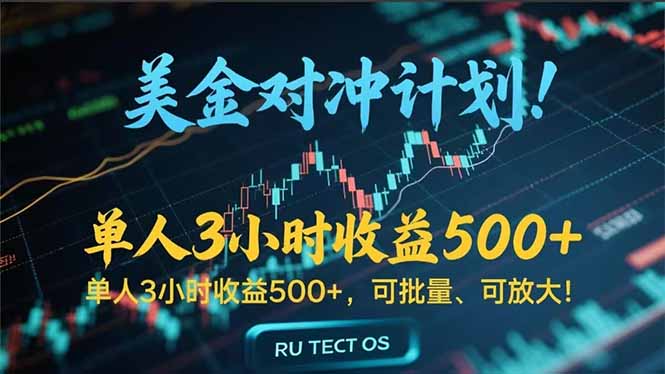 长久稳定的撸美金项目，平均3小时收入 500+，可公司实地考察实地操作！-自媒小站网创副业站