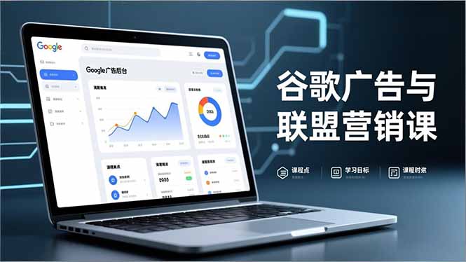 谷歌广告与联盟营销课，防关联注册、退款指南、流量追踪，全链路实战，月收益达5000美元+-自媒小站网创副业站