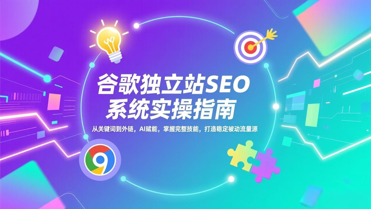 谷歌独立站SEO系统实操(更新-自媒小站网创副业站
