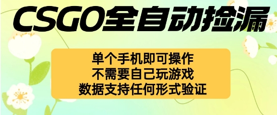 自动挂G捡漏，不用自己挂G不用玩游戏，一个手机即可操作，新手小白轻松月入1W+【揭秘】-自媒小站网创副业站