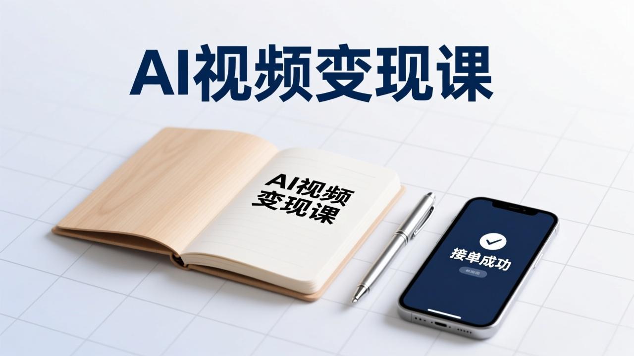 AI视频变现课，学完即可创作短片、接商单，实现副业增收，单项目报价可达千元-自媒小站网创副业站