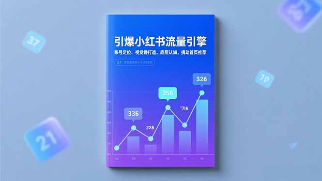 引爆小红书流量引擎，账号定位、视觉锤打造、底层认知，撬动首页推荐-自媒小站网创副业站