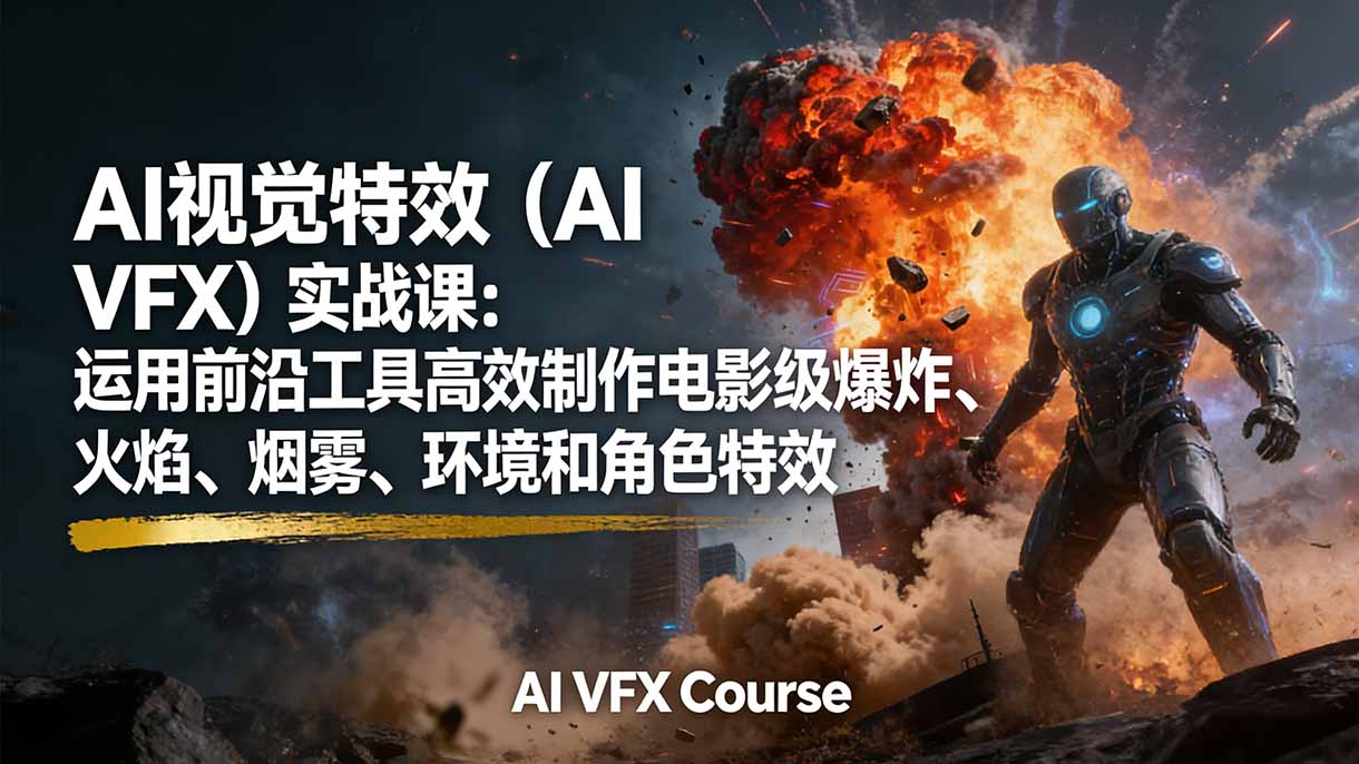 AI视觉特效(AI VFX-自媒小站网创副业站
