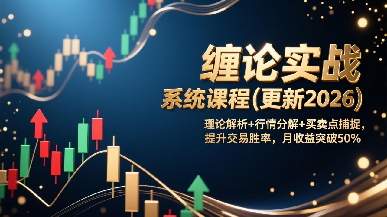 缠论实战系统课程(更新2026-自媒小站网创副业站