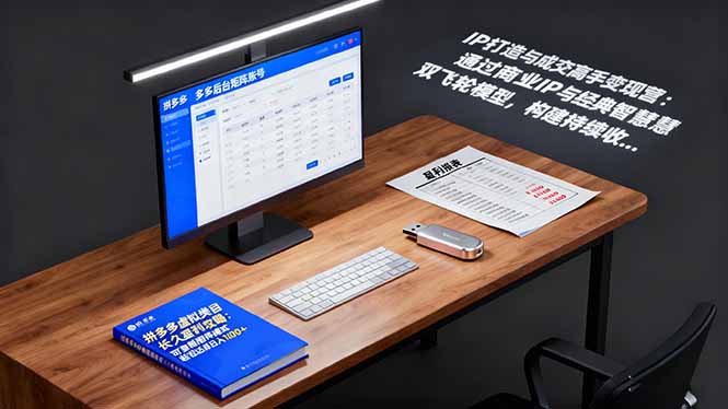 IP打造与成交高手变现营:通过商业IP+经典智慧双飞轮模型 构建持续收钱系统-自媒小站网创副业站