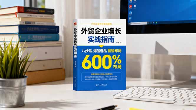 外贸企业增长实战指南，八步法、爆品选品、营销布局，业绩增长300%-自媒小站网创副业站